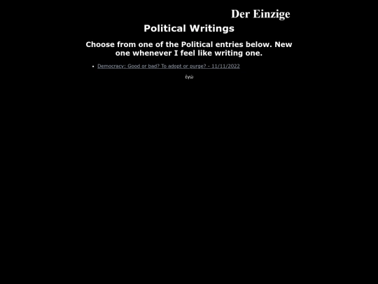 politicsindex screenshot