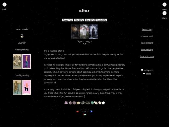 main.page/beach.house/altar/altar screenshot