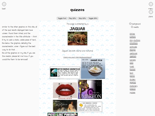main.page/beach.house/desk/computer/digital.collections/quizzes screenshot