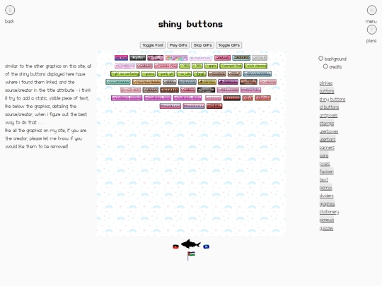 main.page/beach.house/desk/computer/digital.collections/shiny.buttons screenshot