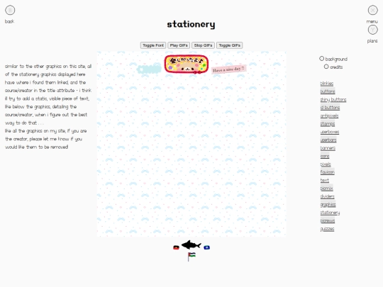 main.page/beach.house/desk/computer/digital.collections/stationery screenshot