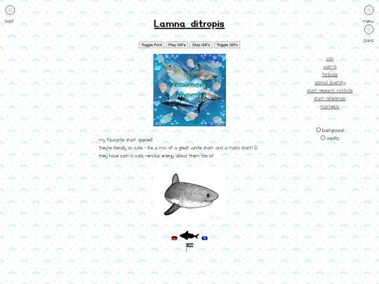 main.page/beach/marine.science/sharks/Lamna.ditropis/Lamna.ditropis screenshot