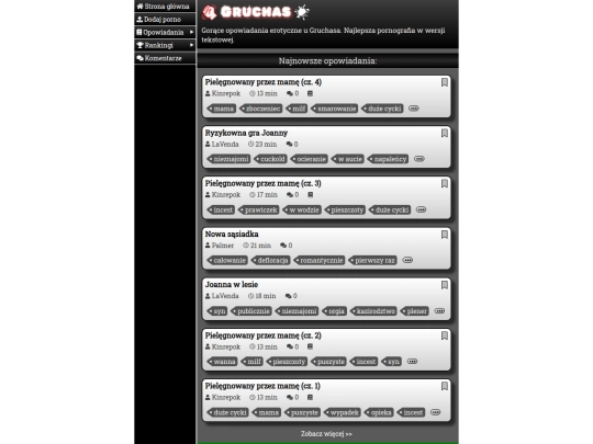 index screenshot