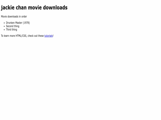 index screenshot