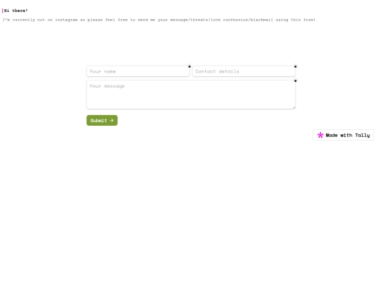 form screenshot