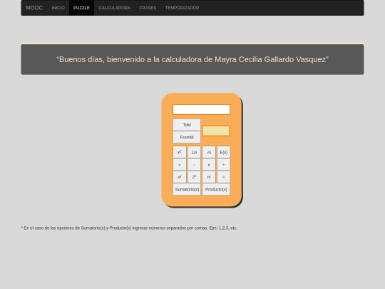 JQcalculadora screenshot