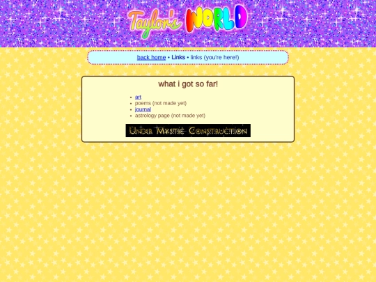 links screenshot
