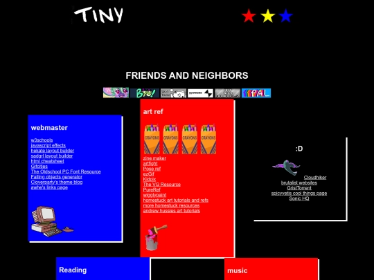 links screenshot