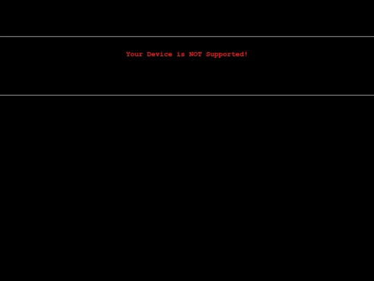 device-not-supported screenshot