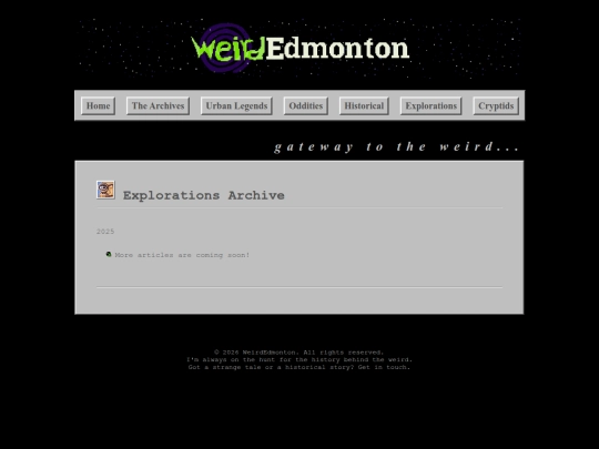 the_archives/explorations screenshot