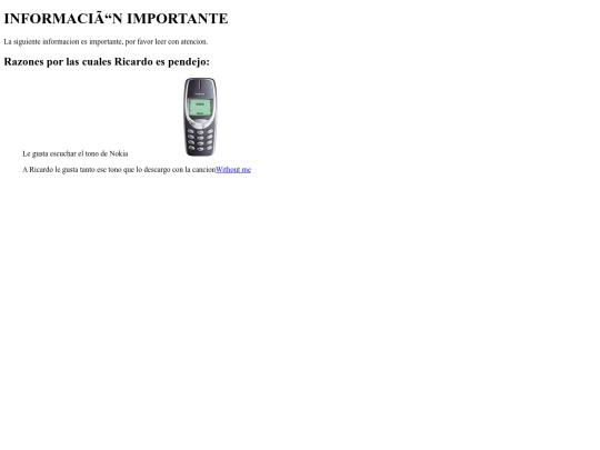 index screenshot