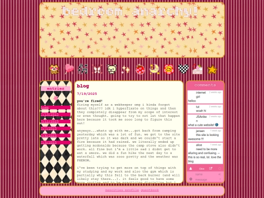 blog screenshot