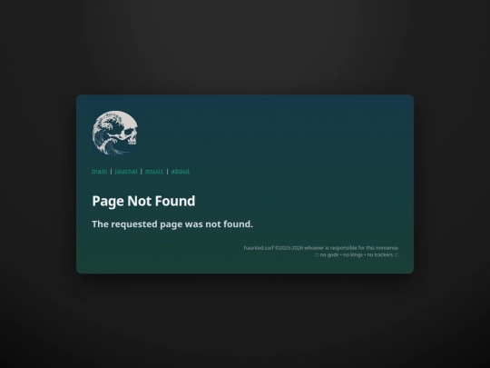 not_found screenshot