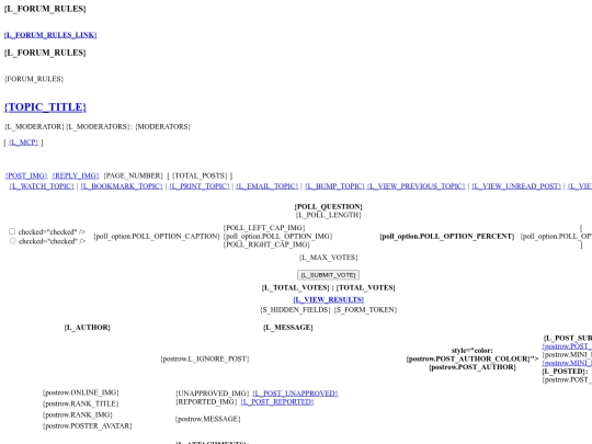 Forums/styles/subsilver2/template/viewtopic_body screenshot