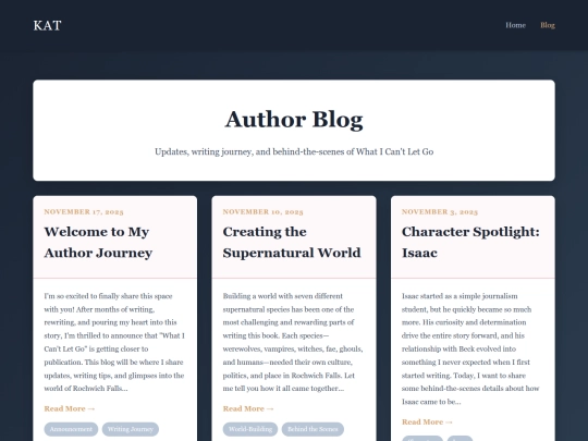 blog screenshot
