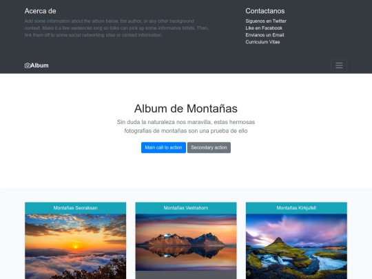 ejerciciosbootstrap/Ejercicio1 screenshot