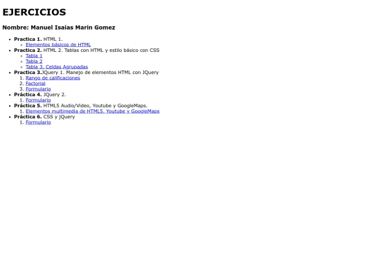 practicajquery screenshot