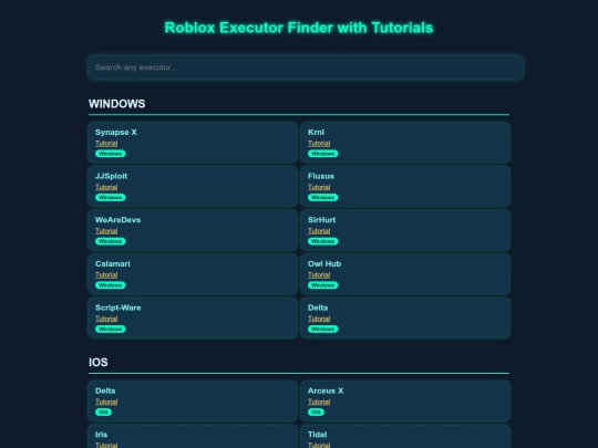 index screenshot