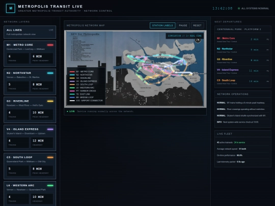 METROMAP screenshot