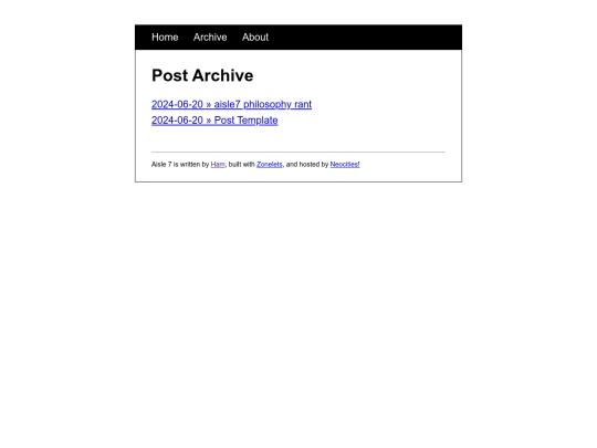 archive screenshot