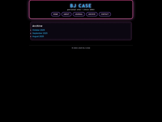 archive screenshot