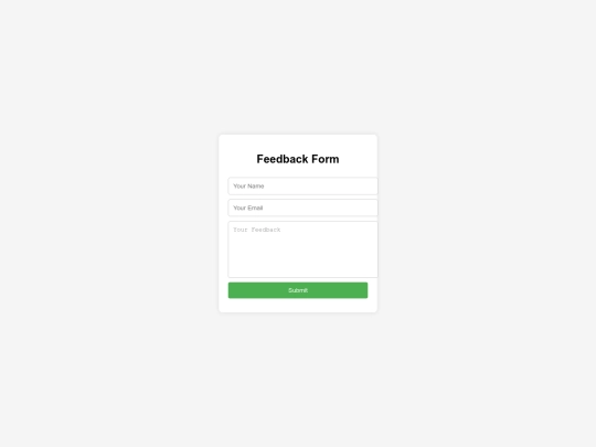 efeedback screenshot
