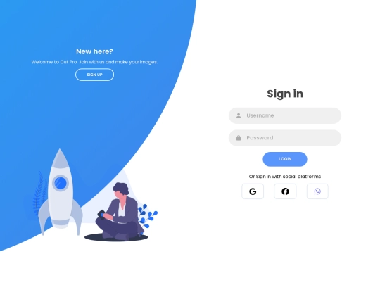 login screenshot