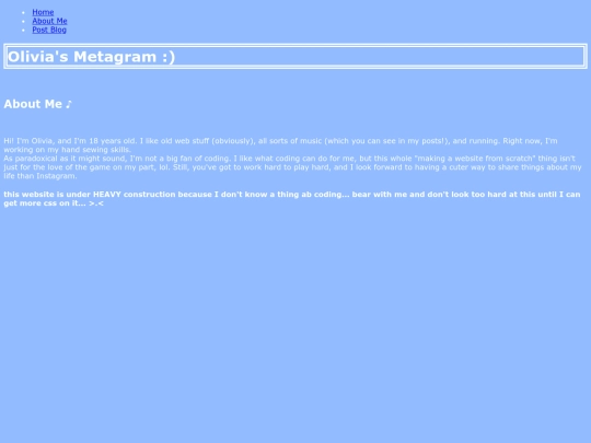 aboutme screenshot