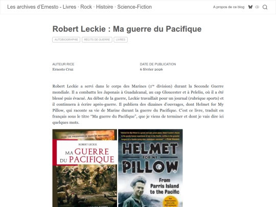 posts/2026-02-06-Robert-Leckie screenshot