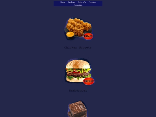 produtos screenshot