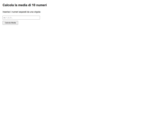 pagine/array screenshot