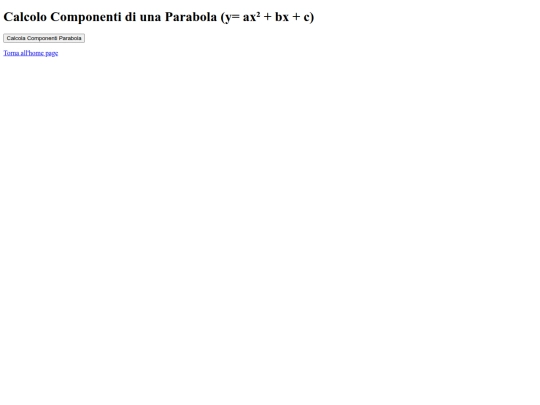 pagine/calcoloparabola screenshot