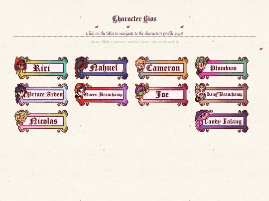 characters screenshot