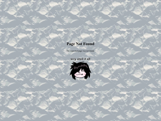 not_found screenshot