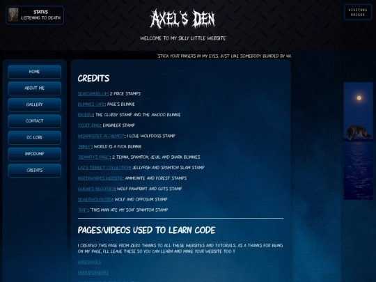 credits screenshot