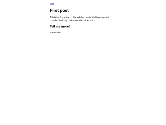posts/first-post screenshot