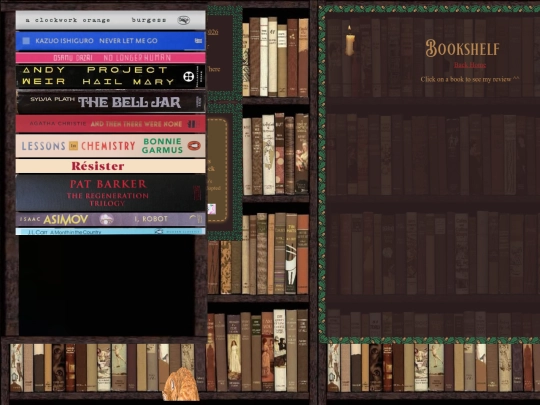 bookshelf screenshot