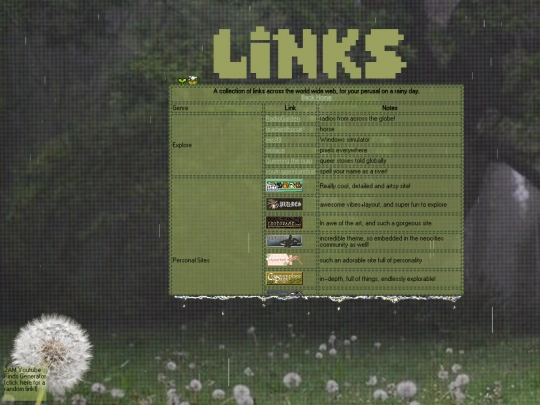 rainpage screenshot