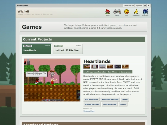 games screenshot