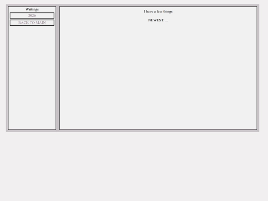 writings screenshot
