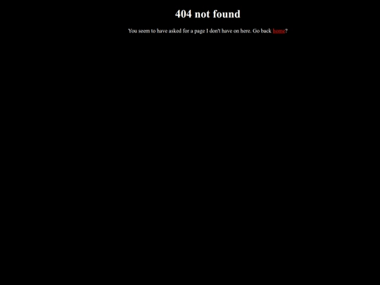 not_found screenshot
