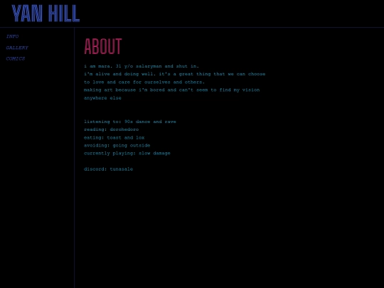 info screenshot