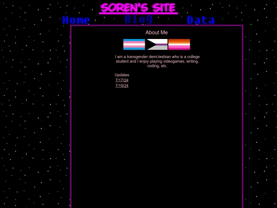 blog screenshot