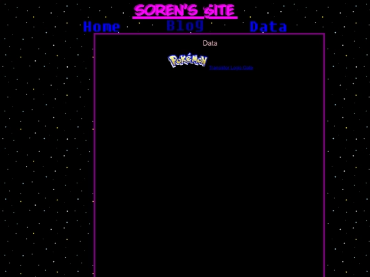 data screenshot