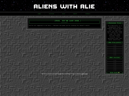 A_Fiction-Homepage screenshot