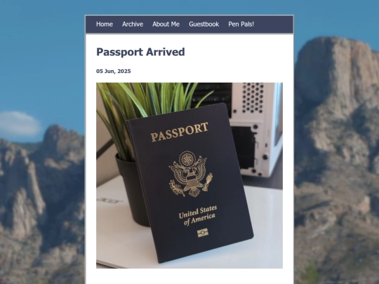 posts/2025-06-05-Passport-Arrived screenshot