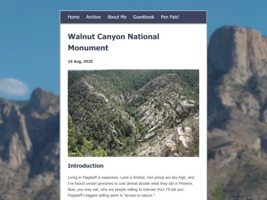 posts/2025-08-24-Walnut-Canyon-National-Monument screenshot