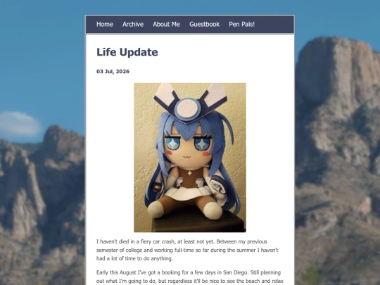 posts/2026-07-03-Life-Update screenshot