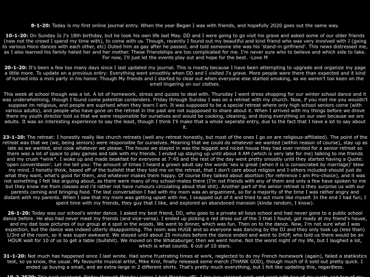 Journal screenshot