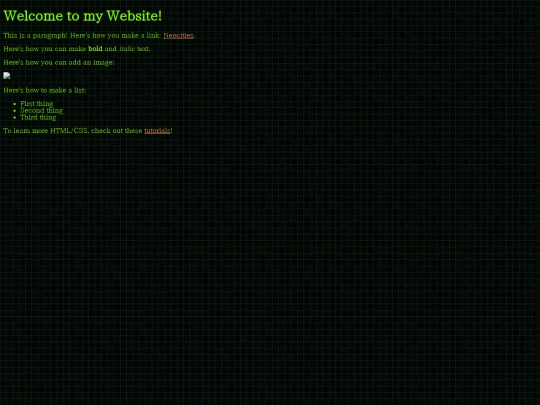 HTML/Esoteric screenshot